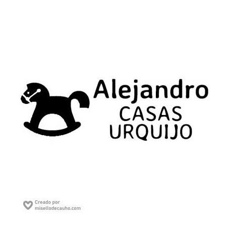 Sello para marcar ropa -Caballito-