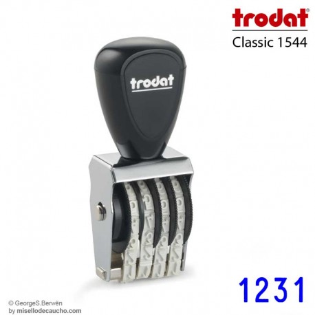 Sello numerador manual Trodat 1544 - misellodecaucho.com