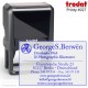 Printy 4927 de 60X40mm, Sello rectangular