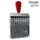 ABC334, 10 abecedarios de 10 mm