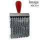 ABC334, 10 abecedarios de 10 mm