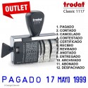 Trodat 1117 Fechador formulario comercial