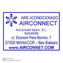 AirConnect de 6x4cm con logo