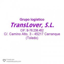 Sellos empresa -TransLover- de 6x2cm 5 Lineas