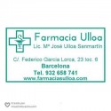 Sello Farmacia -Ulloa- de 6x3cm