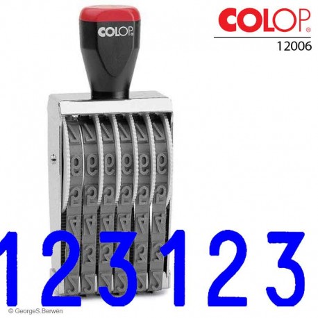 Colop 12006 Numerador manual de 12 mm