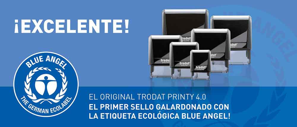 Trodat 4.0 con certificaco Blue Angel