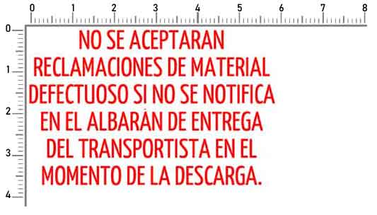 Material defectuoso