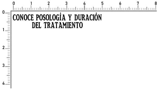 Conoce Posologia