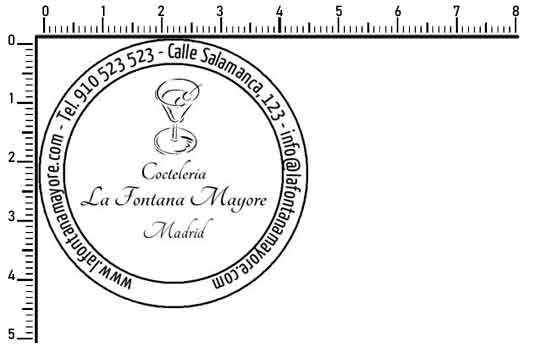 Redondo de 45mm -Fontana Mayore-
